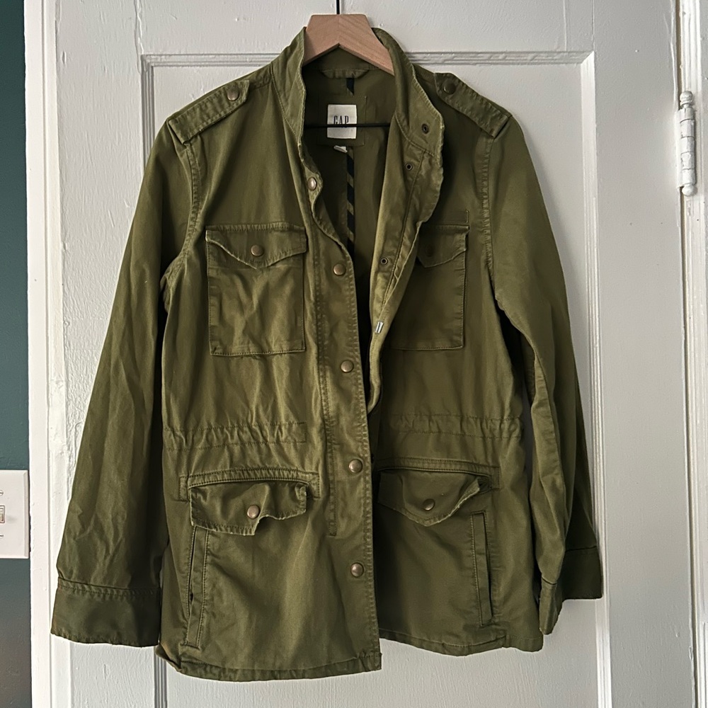 Gap Army Green Utility Jacket XS